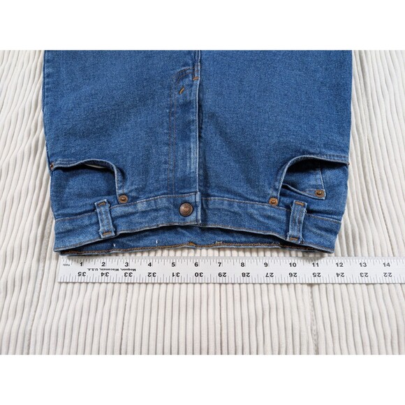 Vintage Levi’s Boys 14 Blue Denim Black Tab Straight Leg Retro Jeans - Picture 9 of 12